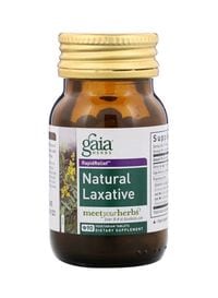 Gaia Herbs - Natural Laxative Dietary Supplement - 90 Vegetarian Tablets