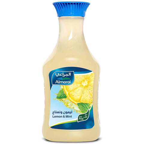 Almarai Fresh Juice Lemon &amp; Mint With Pulp Flavor 1.4 Liter