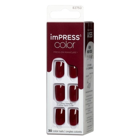 Kiss Impress Colour Press-On Manicure False Nails KIMC014C I&#39;m Not A Cinna 