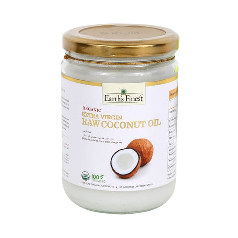 Buy Earth’s Finest Organic Extra Virgin Raw Coconut Oil 500ml Online ...