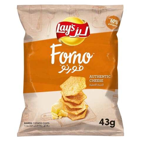 Lay&#39;s Forno Authentic Cheese Potato Chips 43g