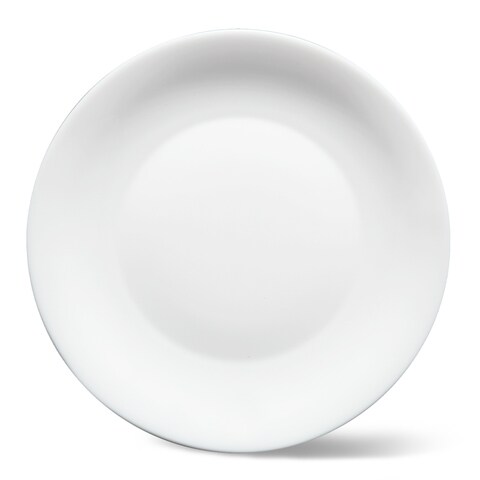 LARAH WHITE OPAL DINNER PLATE