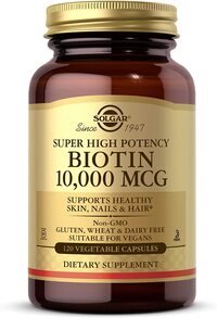 Solgar Biotin 10, 000 Mcg, 120 Vegetable Capsules